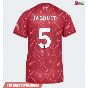 Lacne Ženy Futbalové dres Liverpool Jeremy Jacquet #5 2026-27 Krátky Rukáv - Domáci